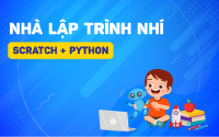 Lập trình Scratch + Python chung Trẻ tự động lập trình sẵn những trò chơi trí tuệ trải qua khối mệnh lệnh cơ bản