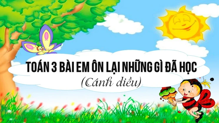 Giải Toán lớp 3 Bài: Em ôn lại những gì đã học SGK Cánh diều tập 1