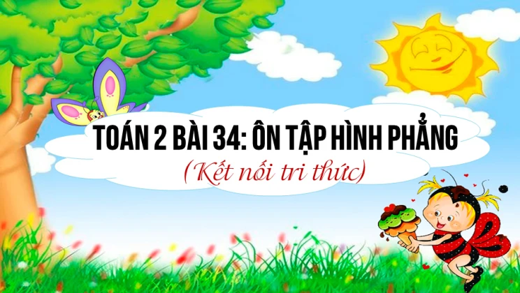 Giải Toán lớp 2 Bài 34: Ôn tập hình phẳng SGK Kết nối tri thức tập 1