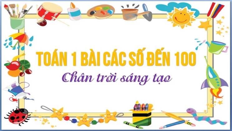 Giải Toán lớp 1 bài Các số đến 100 SGK Chân trời sáng tạo