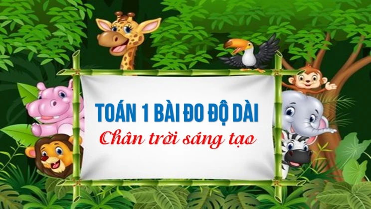 Giải Toán lớp 1 bài Đo độ dài SGK Chân trời sáng tạo