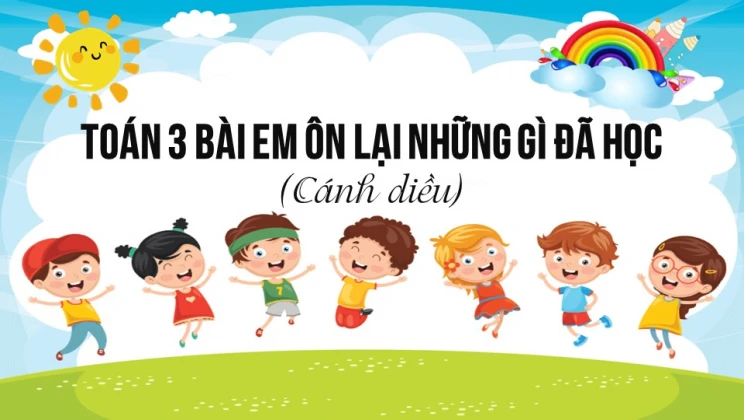 Giải Toán lớp 3 Bài: Em ôn lại những gì đã học trang 113 SGK Cánh diều tập 1