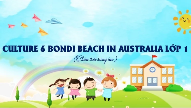 Culture 6 lớp 1 Chân trời sáng tạo - Bondi Beach in Australia