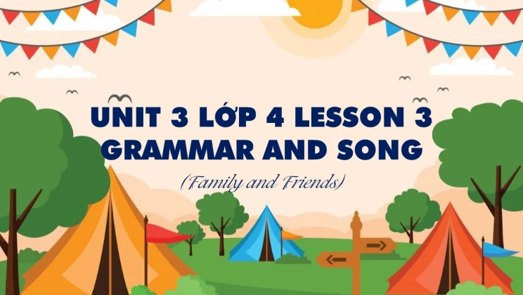 Unit 3 lớp 4 Family and Friends - Lesson 3: Grammar and Song