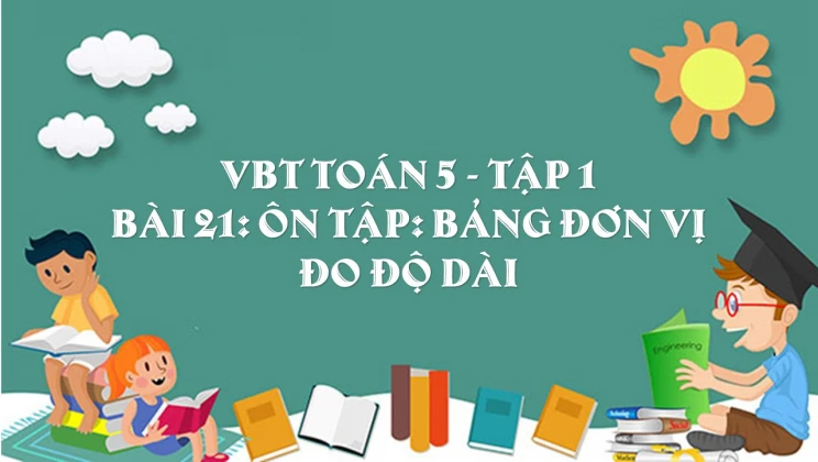 Giải VBT Toán lớp 5 Bài 21: Ôn tập: Bảng đơn vị đo độ dài tập 1