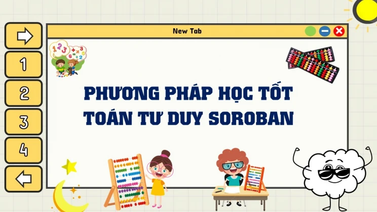 Phương pháp học tốt Toán tư duy Soroban